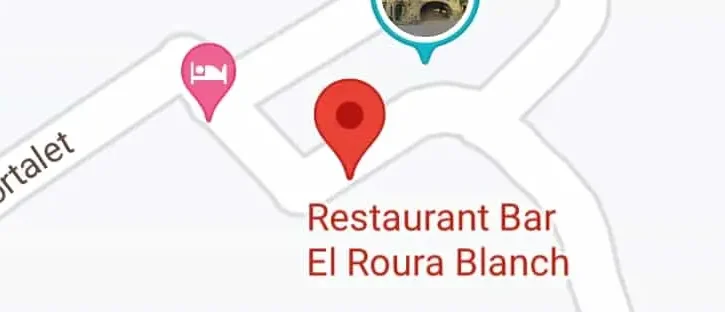 Restaurantes Bar El Roure Blanch Map